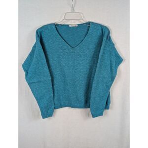 Vintage Avalin Cropped Sweater Blue Women's Size One Size